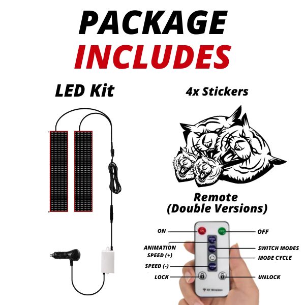 LED Windshield Eyes For Car And Truck